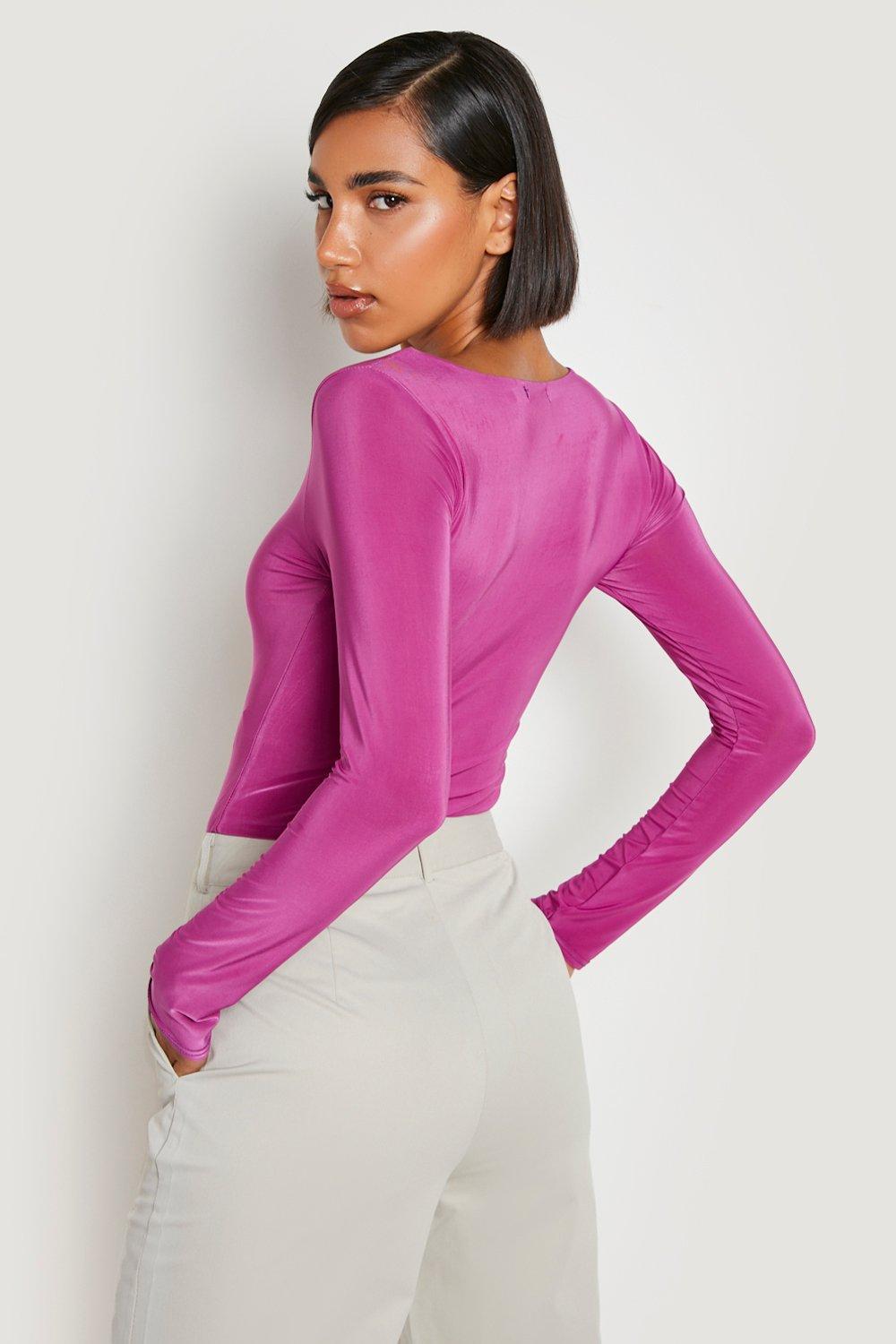 Neon long store sleeve bodysuit